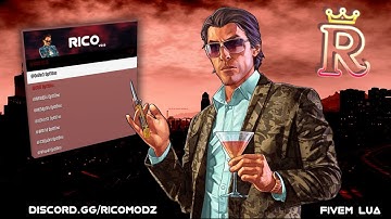 Rico Menu - Official Showcase (Updated + Undetected) RICOMODZ | FiveM Lua Menu 2025