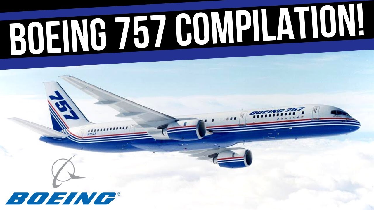THE FLYING PENCIL" | BOEING 757 COMPILATION! - YouTube