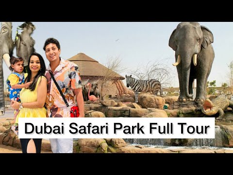 Dubai Safari Park Full Tour & Wildlife Experience/ Best Family Adventure of Dubai / Dubai Places