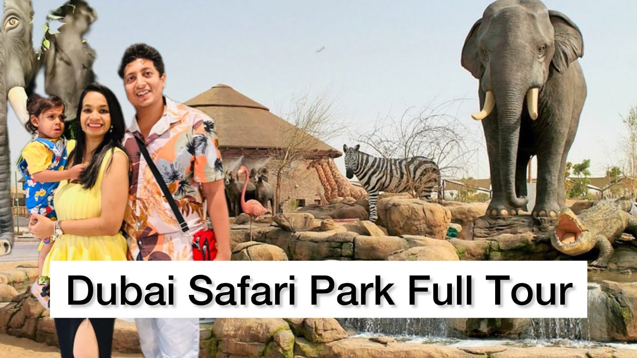Dubai Safari Park Full Tour & Wildlife Experience/ Best Family Adventure of Dubai / Dubai Places