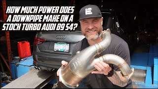 I Dyno Tested Integrated Engineering's Downpipe for an Audi B9 S4!!!