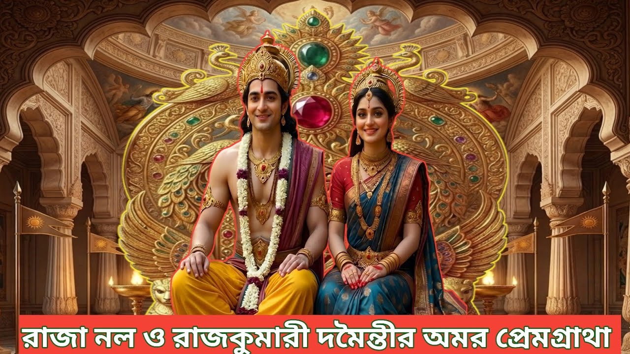 রাজা নল ও রাজকন্যা দময়ন্তীর অমর প্রেমগাঁথা।#মহাভারত