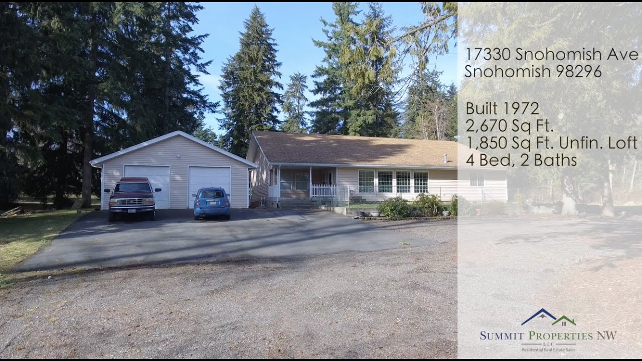 Home For Sale in Snohomish WA YouTube