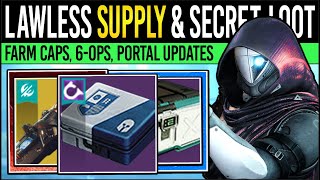 Destiny 2: LAWLESS SUPPLIES & SECRET ARMOR! New OPS, Portal Changes, Hub Boosts, Player Drama & More