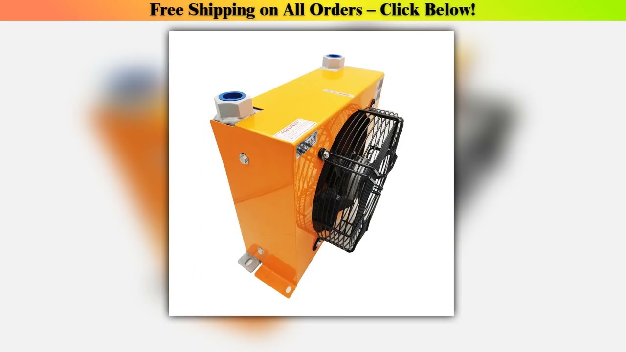AH1012T-CA Hydraulic Air Cooler 12V/220V Truck-Mounted Crane Modified Fuel Tank Cooling Cooler