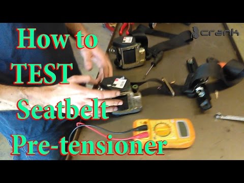 How To Test Seatbelt Pre-Tensioner Ford Fiesta