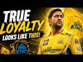 True Loyalty Looks Like This! 🦁@chennaiipl #chennaisuperkings