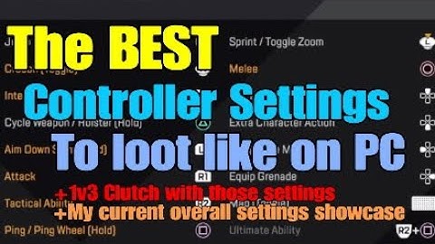 The BEST Controller Settings To Loot Like On PC