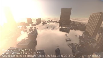 test movie with AURA2 and Massive Clouds