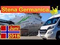 Norwegen Juni 2018: Stena Germanica von Göteborg nach Kiel