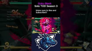 DBFZ - Goku Black Solo tod combo S3 Challenge a God??!!! #shorts  #dragonball #viral #dbz #dbfz #dbs