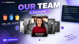 Information Carousel Using HTML CSS JS | Responsive Image Slider | JavaScript Project Guide