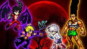 Zeldris OP (New) & Meliodas TP OP (all form) VS Gon TP OP & Killua OP in Jump Force Mugen