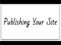 publishing your site