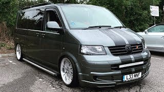 Awesome Self Built Van Tour  SpyderLEEs VW T5 Transporter