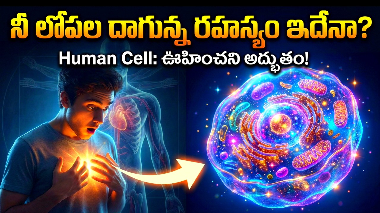 Human Cell Working Explained | A Hidden World Inside You Explained in Telugu
