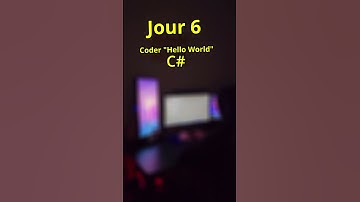Hello World en C# 🔥 Le point de départ en programmation