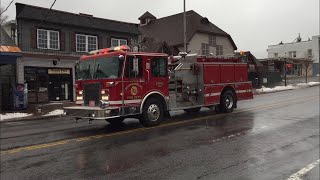 Bay Ridge Fire 323, Warrensburg Fire 352, Lake George Fire 332, & Warrensburg EMS 750 Responding