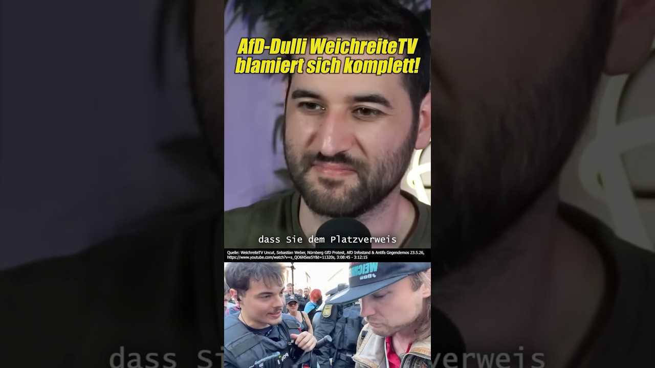 Afd Anhänger Weichreite TV BLAMIERT Sich Komplett!