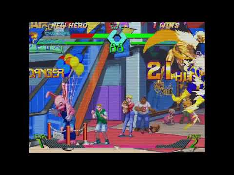X-Men vs. Street Fighter - Cyclops, Charlie vs. Storm, Wolverine 4