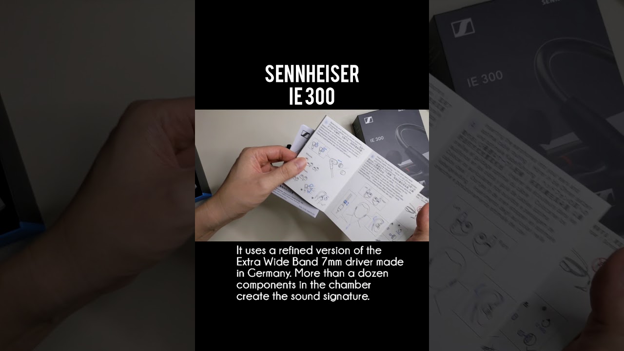 Sennheiser IE 300 Unboxing - YouTube