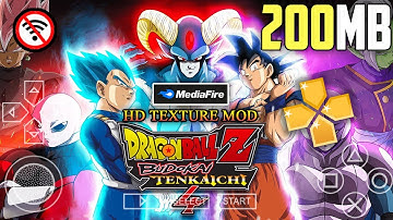 [NEW] DRAGON BALL Z BUDOKAI TENKAICHI 4 HD TEXTURE PPSSPP ISO MOD ANDROID WITH PERMANENT MENU | DBZ