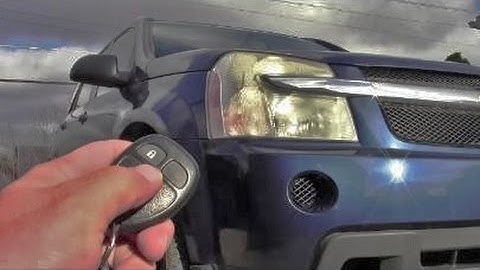 How to Disable Remote Lock Horn Chirp on Chevy Equinox