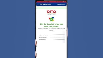 Paano magregister ng DITO sim  #shortsvideo