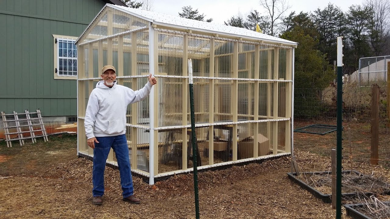 Awesome DIY Greenhouse Take a tour with me & see the ventilation in action! -