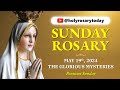 SUNDAY HOLY ROSARY 💛 MAY 19 2024 💛 THE GLORIOUS MYSTERIES OF THE ROSARY [VIRTUAL] #holyrosarytoday