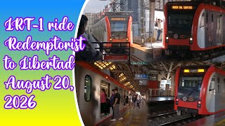 LRT-1 4th gen train ride from Redemptorist to Libertad | August 20, 2026