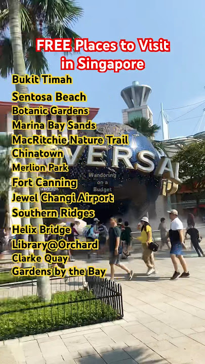 FREE places to visit in Singapore!