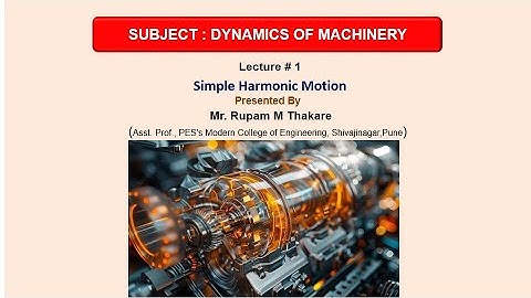 L1 Simple Harmonic Motion