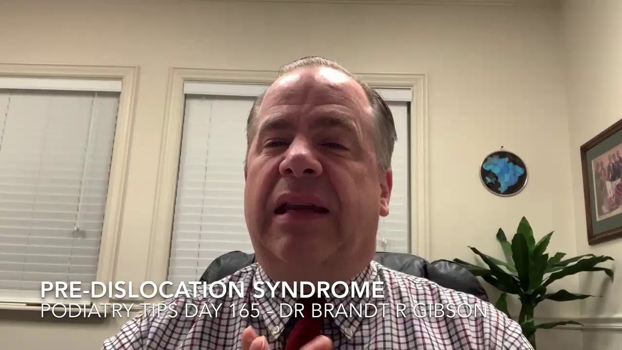 Pre-Dislocation Syndrome