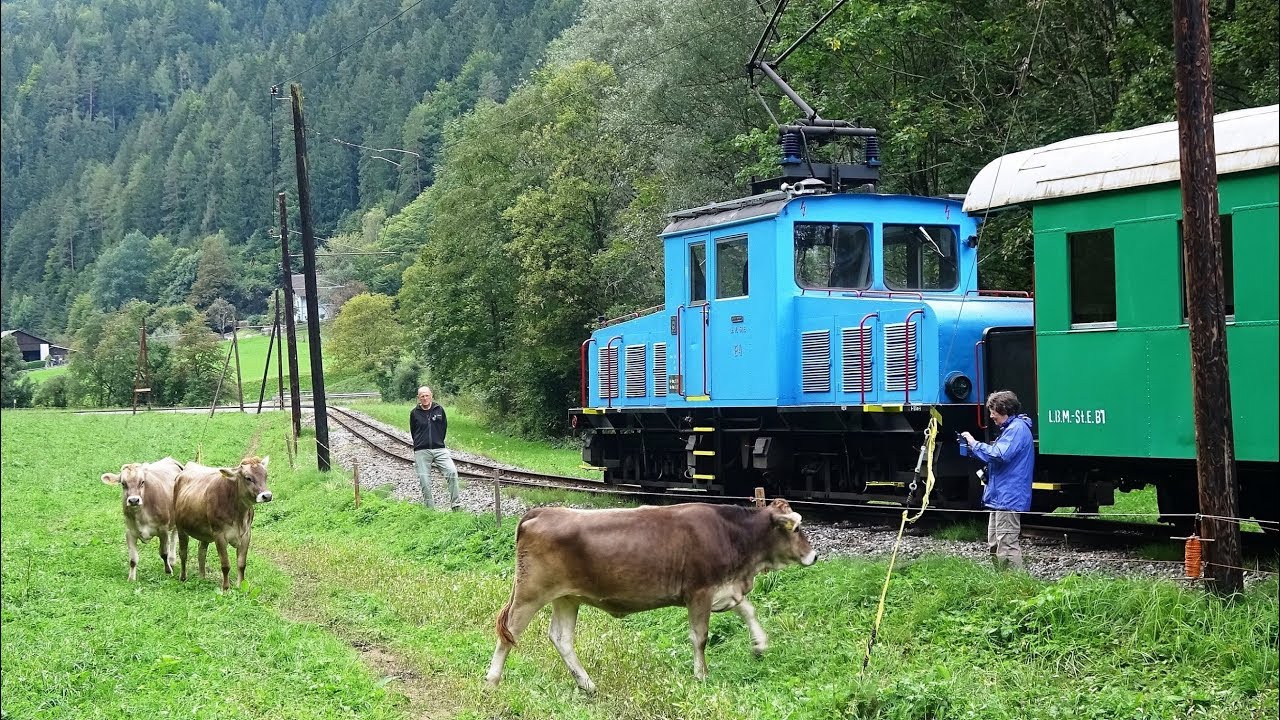 Mixnitz to Sankt Erhard narrow gauge railway - Passenger and Lineside Views