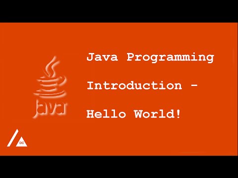 Java Programming - Introduction - Hello World!