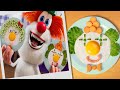 Booba ⭐ New ⭐ Eggy Faces - Food Puzzle 🍳 Episodes collection 💚 Moolt Kids Toons Happy Bear