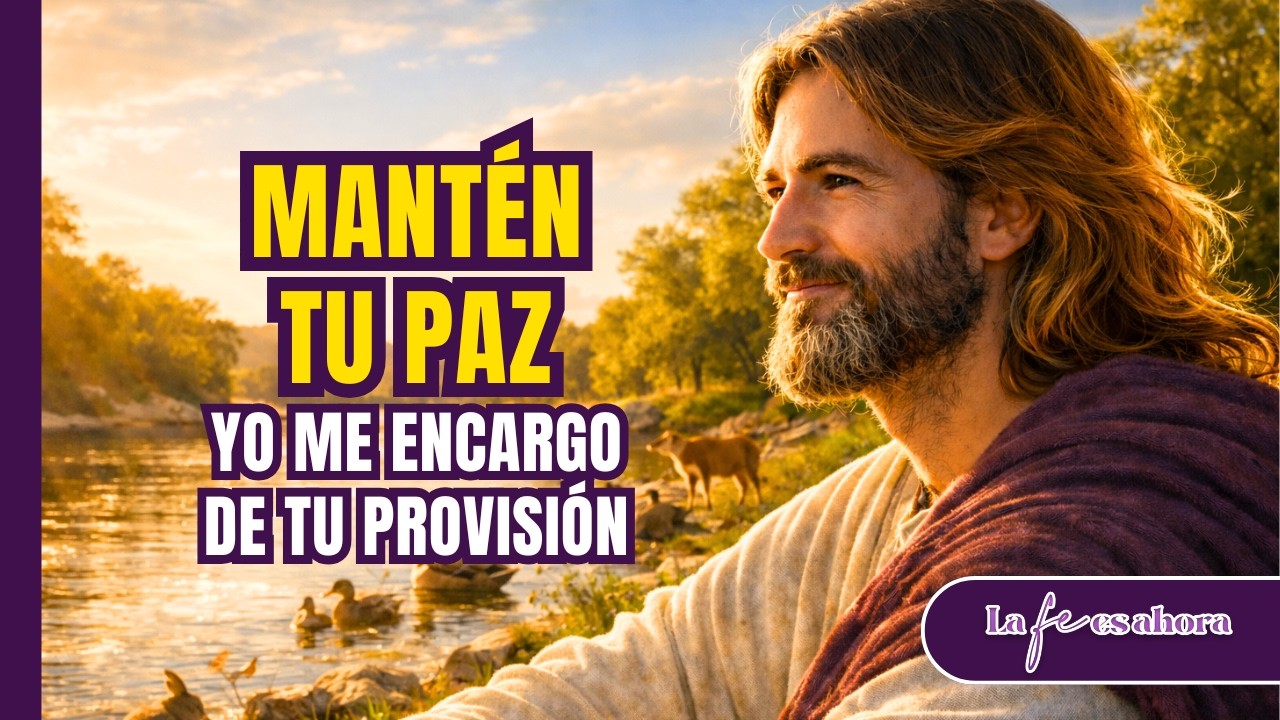Dios te dice hoy: Hijo, mantén tu paz, yo proveeré lo que te falta | Dios es bueno