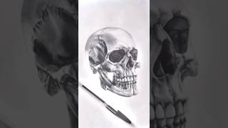 SKULL FACE 🍷💀#shorts  #trending #drawing  #art #skull  #emoji #viral #sketch