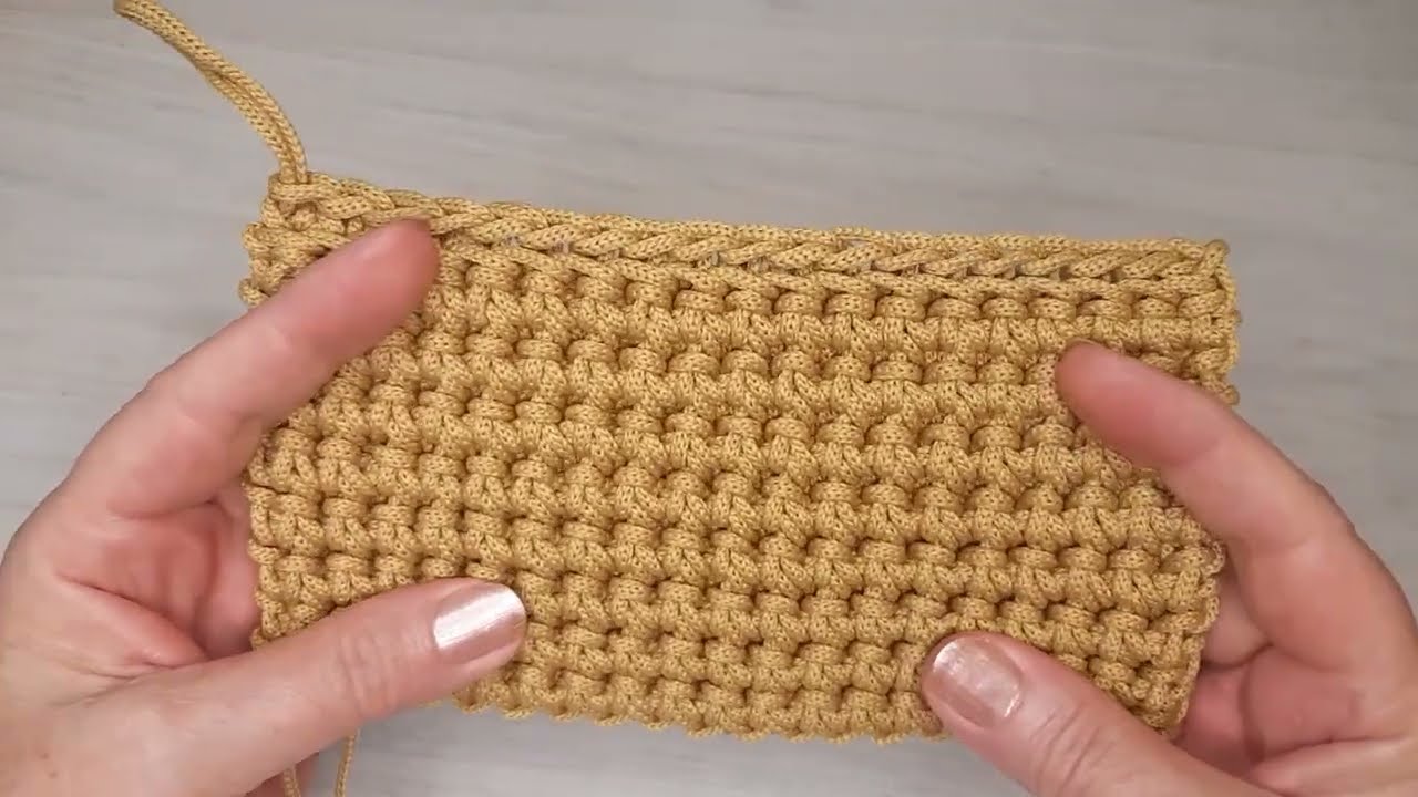 Лучший узор для коврика или сидушки. Crochet for beginners step by step