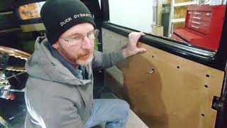 1932 Ford 3 Window Coupe - Making and installing door panels for the Milkman's Car