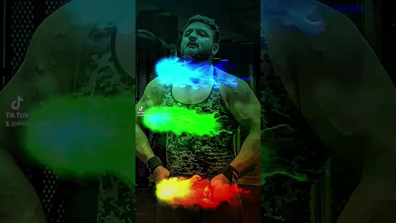 strong man has a soft heart..