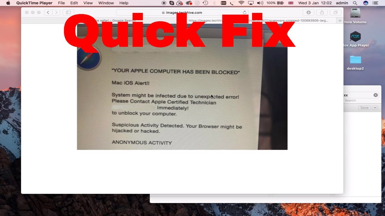 safari start page hijacked