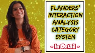 Flanders Interaction Analysis Category System | FIACS | B.Ed./M.Ed./UGC NET | Inculcate Learning |