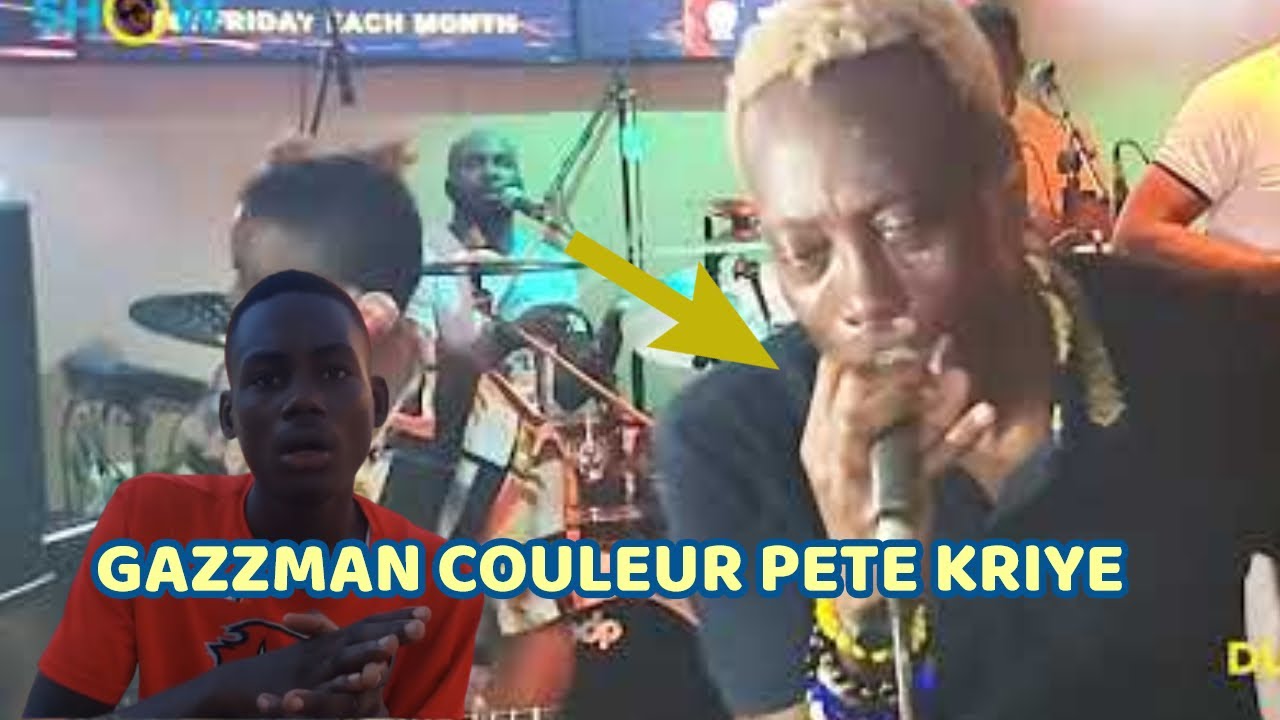 Gazzman Couleur Kriye tankou ti bébé. Pou junior JeanBaptiste yon