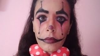 make up creepy clown ?/ميكاپ مهرج مخيف