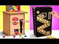 DIY Candy Vending Machines Out Of Cardboard