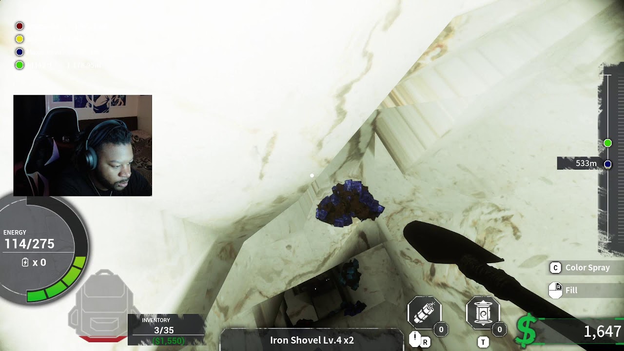 Продолжайте копать вместе с пацанами. Пауза,