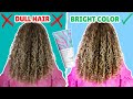 How to Keep Curly Hair Vibrant and Healthy After Coloring + VOIR PERFECTING PRISM REVIEW