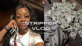 Weekend Stripper Vlog 🤸🏾‍♀️✨| Come Vibe With Me On A Sunday🤪| Money Count💰 | Club Footage 📸 | &GRWM💕